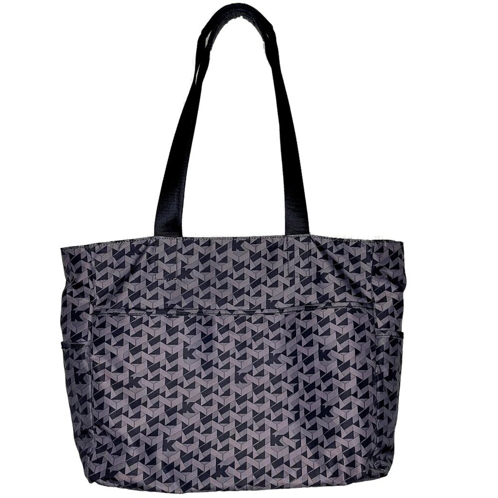 Kipling | Large Geometric Pattern Nylon Tote Bag - image 2
